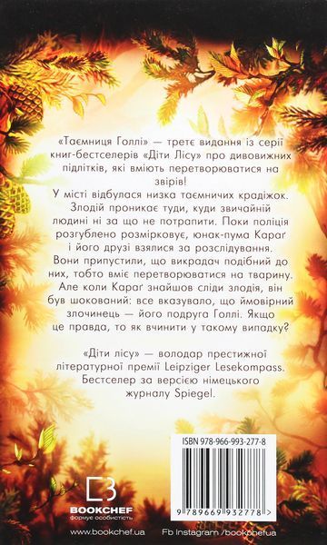 "Діти лісу. Книга 3. Таємниця Голлі" Катя Брандіс 104 фото