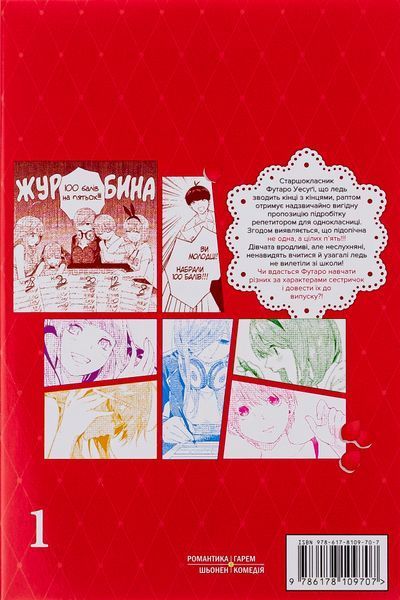 "П&rsquo;ять наречених-близнят. Том 1" Неґі Харуба 9786176797757 фото